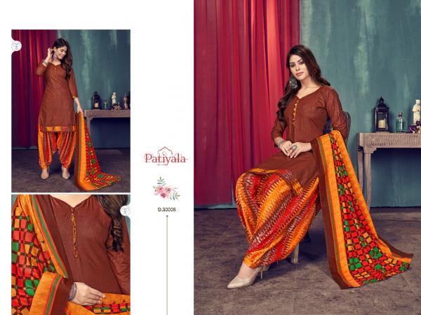 Ganesha Patiyala Vol-30 Cotton Designer Patiyala Printed suit